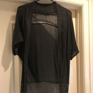 Express grey over sweater